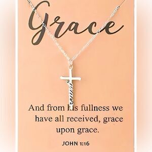 NWT GORGEOUSLY DELICATE STAINLESS STEEL GRACE NECKLACE OTHER STYLES AVAILABLE